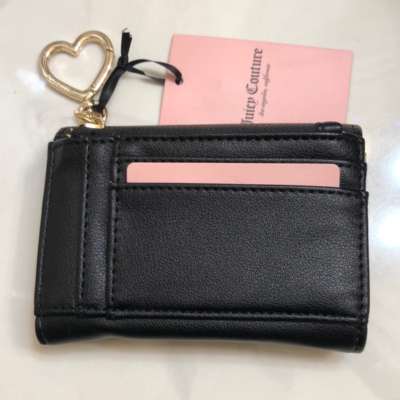 Juicy Couture Liquorice Love Never Dies Double Sided Trifold Wallet NWT - Picture 11 of 16